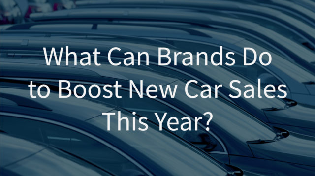 How to Boost New Car Sales This Year
