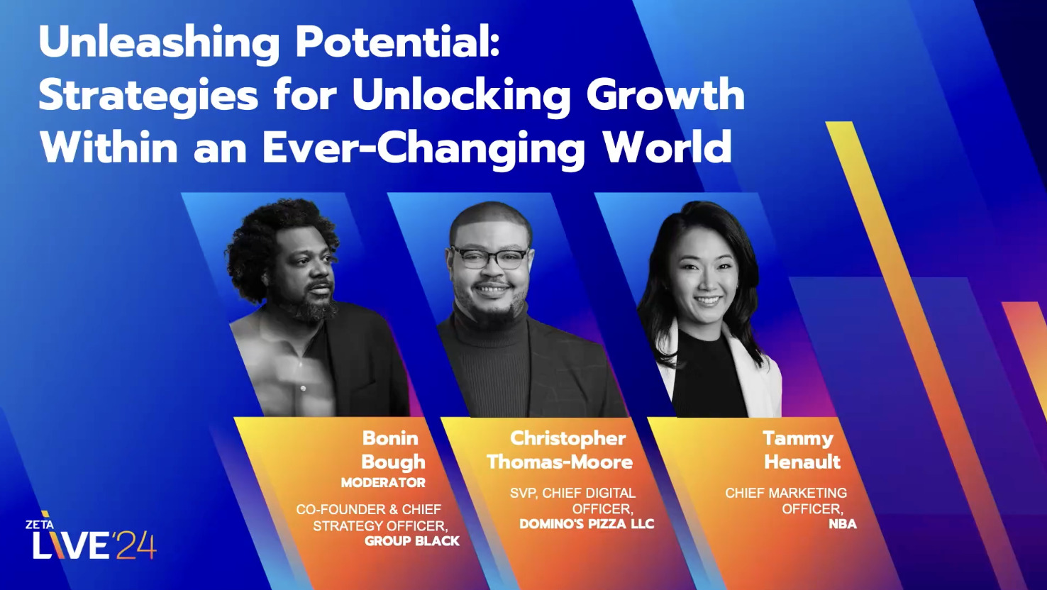 Graphic: Unlocking growth - Zeta Live 2024