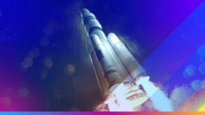 Rocket blasting off- cover image for the ZetaVation hub