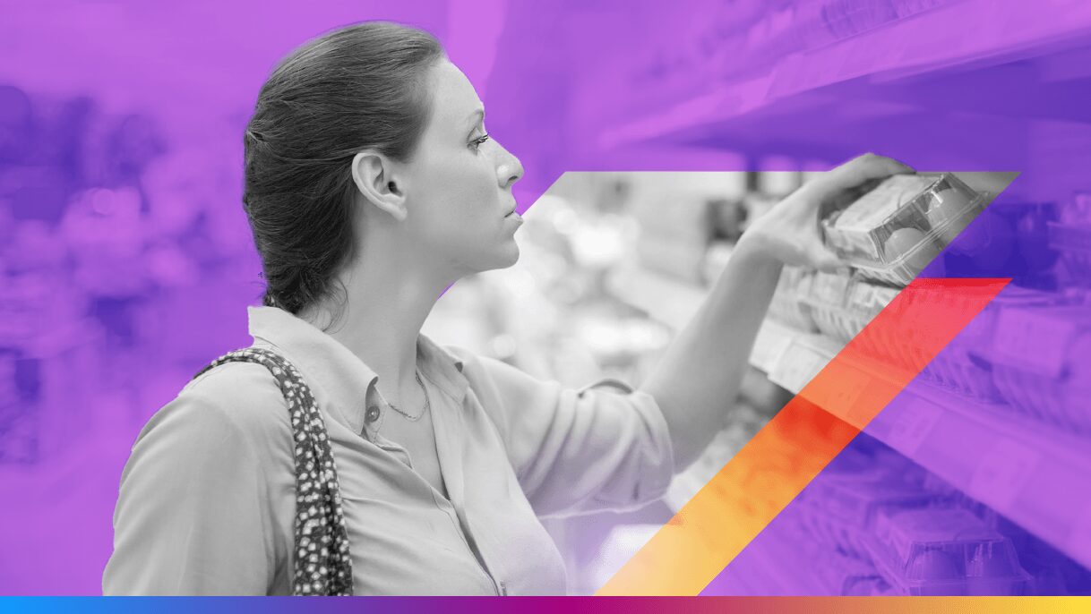 person shopping for eggs - featured image for modern loyalty program article