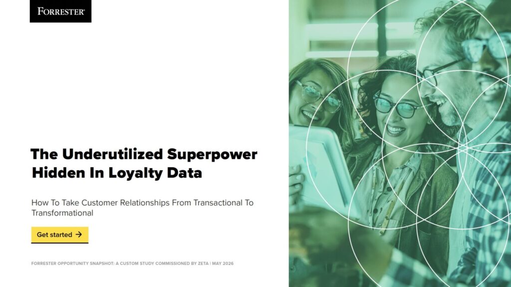 Cover image - Forrester Opportunity Snapshot 2026: The Underutilized Superpower Hidden in Loyalty Data